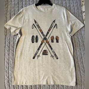 Banana Republic Ski Graphic Tee Sz M